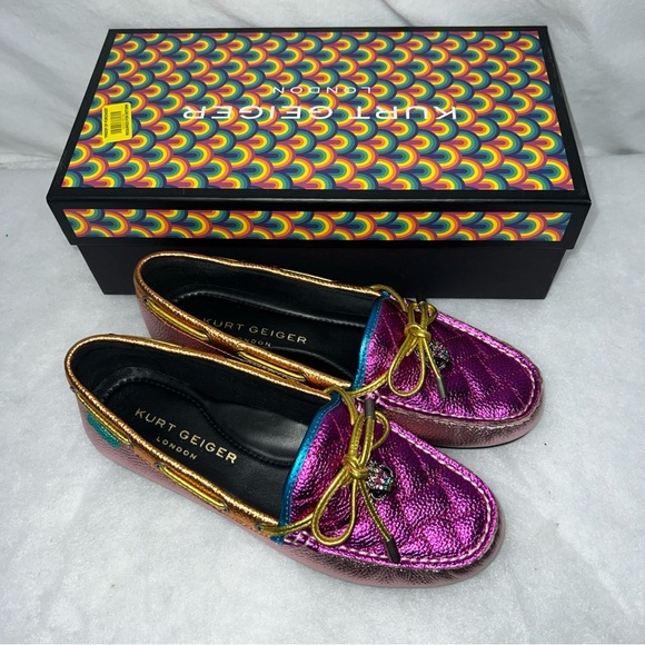 Kurt Geiger Women's Multicolor Moccasins - Picture 2 of 11